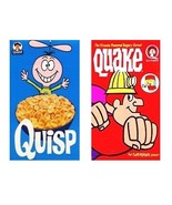 Quaker Quisp &amp; Quake Cereal Fridge Magnets - £23.52 GBP