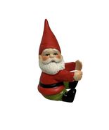 Vtg Elf Gnome Candle Hugger Holder Figurine Taiwan Ceramic 2.75” Holiday... - $260.92 MXN