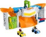 Fisher-Price Little People Hot Wheels Toddler Playset Race and Go Track ... - £36.08 GBP