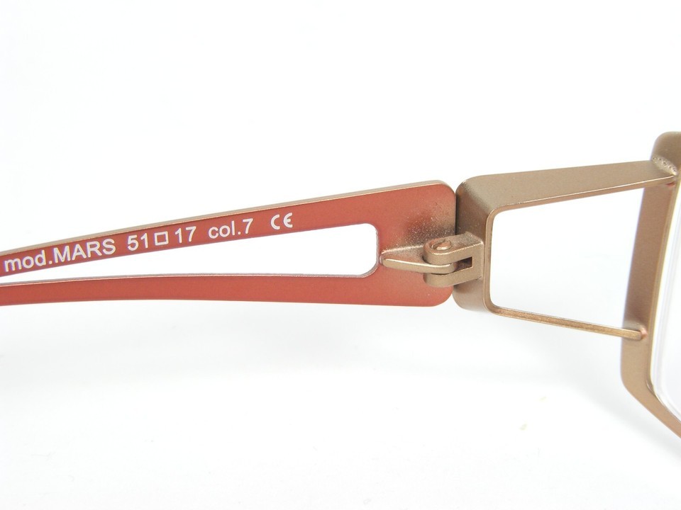 XAVIER GARCIA MARS col.7 GOLDEN SAND /FIRE ORANGE EYEGLASSES GLASSES 51-17-125mm Item image 9