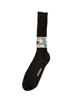 Vintage New Socks Interwoven Black Shur-Up Mid Calf 2660 Made USA Sz 10-13 - £7.96 GBP