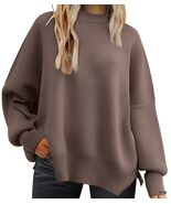 NWT Unisex Oversized Exposed Seam Crewneck Knit Casual Loose Fit Sweater - €21,09 EUR