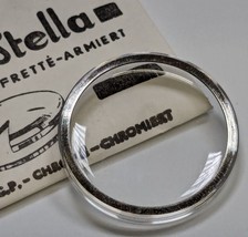 NOS Stella Round Armored Watch Crystal WRA-B / Extra Wide - Chrome Tensi... - £10.14 GBP