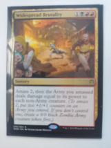 Widespread Brutality Magic The Gathering Rare War Of The Spark 226 MTG S... - $2.09