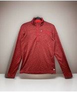 REI Long Sleeve Sweater Shirt 1/2 Zip Outdoor Hiking Red Men&#39;s XL - €18,67 EUR