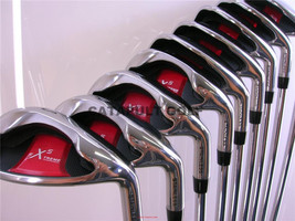 New Xxl +2&quot; Steel Big Tall Extra Oversize Xl 4-SW Long Tall Golf Clubs Iron Set - £310.01 GBP