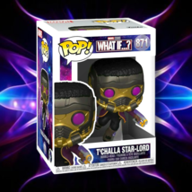 Marvel&#39;s What If T&#39;Challa Star-Lord Funko Pop! Vinyl Figure #871 - $135.54 MXN