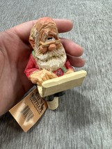 Vintage Spit N Whittle Bottle Lap Top Cork Santa Claus Christmas Carved ... - $34.64