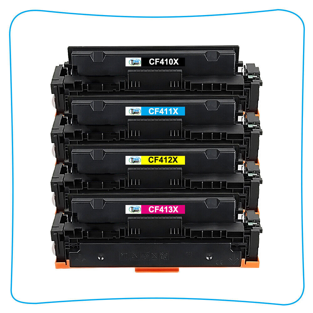 10 Pack 410X CF410X CF411X CF412X CF413X Toner For HP Color LaserJet Pro M452nw Item image 2