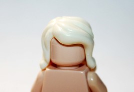 Minifigure White Wavy Long Female Hair For US Seller - $3.64