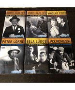 Lot Of 6 DVD Video Classic Horror Movies Boris Karloff Vincent Price Bel... - £33.08 GBP