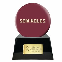 Large/Adult 200 Cubic Inch Florida State Seminoles Ball on Cremation Urn Base - £401.04 GBP