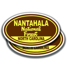 NANTAHALA NATIONAL FOREST DECAL 2 Stickers North Carolina Bogo Car Window - $3.95+