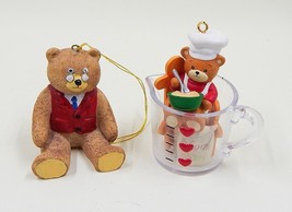 Lucy Rigg Teddy Bear Gingerbread Baker Ornament Other Bear Unbranded Lot... - £10.26 GBP