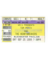Tom Petty &amp; The Heartbreakers 1999 Ticket Stub Blockbuster Pavilion Char... - $9.75