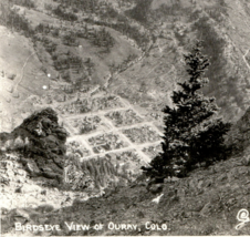 Ouray Colorado Rppc Birds Aerial Eye View Of Town Real Photo Postcard - £14.38 GBP