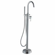 Freestanding Bathtub Faucet Brushed Nickel LS5B LessCare - £352.94 GBP
