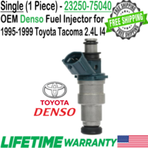 Genuine Denso x1 Fuel Injector For 1995-2000 Toyota Tacoma 2.4L I4 #23250-75040 - £36.84 GBP