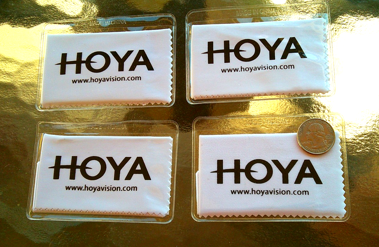 HOYA Vision Lab Ultra Premium Microfiber Lens Cleaning Cloth Glasses LOT - QTY 4 Item image 2