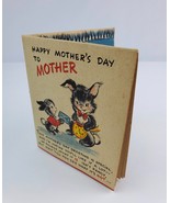 Vintage Hallmark Mothers Day Large Fold-out Greeting Card thick paper stock - £8.05 GBP