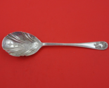 Josiah Williams and Co English Victorian Sterling Silver Preserve Spoon ... - £84.85 GBP