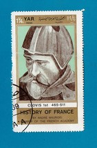 Yemen (Arab Republic)  Post Stamp  (Clovis 1st of France) Michel #1024 - £1.59 GBP