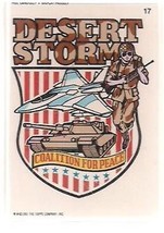 DESERT STORM I (1991) Topps Trading Card set one (88 cards &amp; 22 puzzle cards) - £8.03 GBP