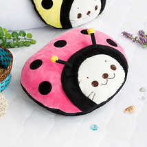 [Sirotan - Ladybug Pink] Blanket Travel Pillow Blanket  - £22.02 GBP