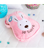 [Sugar Rabbit - Pink] Throw Blanket Travel Pillow Blanket  - £15.97 GBP