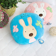 [Sugar Rabbit - Round Blue] Travel Pillow Blanket - £18.46 GBP