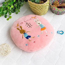 [Sugar Rabbit - Round Pink02]Travel Pillow Blanket  - $24.99