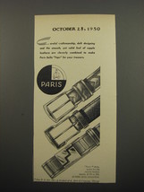 1950 Paris Belts Advertisement - £14.46 GBP