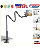 Universal Gooseneck Phone Holder with 360° Rotation for Hands-Free Viewing - $37.05 CAD