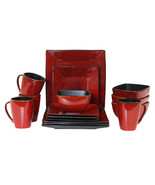 Elama Harland Loft 16 Piece Modern Premium Stoneware set with Complete S... - $2,960.80 MXN