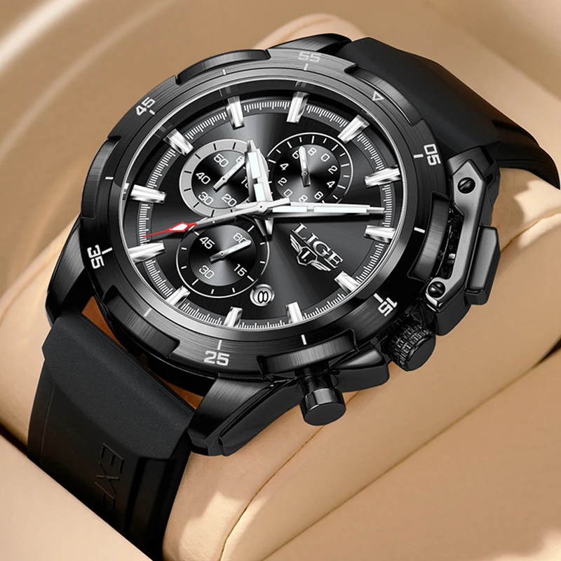 Big Watches for Men Top Luxury Brand Quartz Men’s Watch Sport Waterproof... - £39.49 GBP