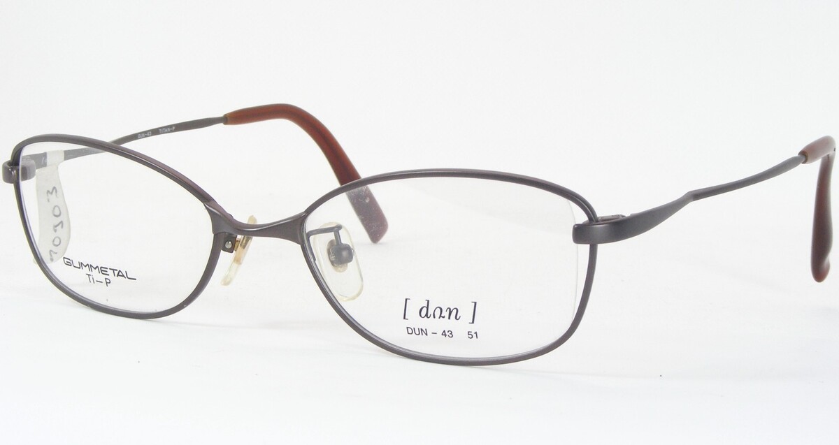 Vintage DUN {DUN-43} GUNMETAL BROWN UNIQUE RARE EYEGLASSES TITAN-P 51-18... - $172.81 Vintage DUN {DUN-43} GUNMETAL BROWN UNIQUE RARE EYEGLASSES TITAN-P 51-18... - $172.81