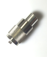 PL-259 UHF Male Solder RF Coax Connector for RG-8 Teflon Silver Nickel 5... - $17.15 CAD