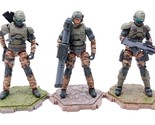 Halo Infinite UNSC Marine 3 Pack Figure 3.75&quot; World of Halo Exclusive NO... - $36.61
