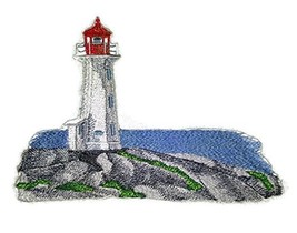 &quot;Captain I See The Light&quot; Custom and Unique Lighthouse[Peggy&#39;s Point Lighthouse] - £22.62 GBP