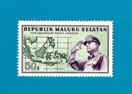  Indonesia 1950 MNH Maluku Selatan Douglas MacArthur - Pacific Liberation  Stamp - $2.99