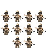 10pcs US Delta Force Special Forces Soldiers Minifigures Set - £19.65 GBP