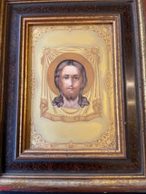 DRACHE SOLINGEN painted on porcelain icon &quot; Christus &quot; - £164.63 GBP