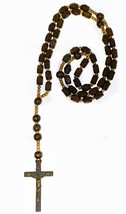 Handmade Holy Big Mix Beads Sanctified Rosario Natural Catholic Wood XL Large - £21.52 GBP