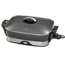 Presto 16-inch Electric Foldaway Skillet Black Heavy Cast Aluminum Pan 0... - $78.08