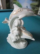 Lenox Jewel Collection &quot;Frolicking Dolphins&quot; 9&quot; tall  - £96.91 GBP