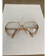 VTG New Oversized Liz Taylor Silhouette Pink &amp; Gold Plastic Glasses 60-1... - $855.30 MXN