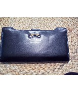 UNBRAND WALLET BLACK CREDIT CARD HOLDER ZIP AND SNAPS - $12.38