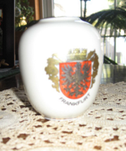 Royal K M Porzellan-Mini Ginger Jar /Vase-City of Frankfurt-Bavaria-Germany - $6.00