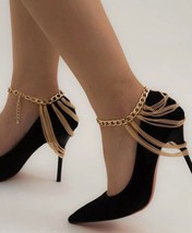 1 Piece Gold Anklet - Perfect Summer Holiday Jewellery - Layered - £9.88 GBP