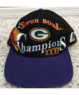 Vintage Green Bay Packers NFL Super Bowl XXXI 31 Champions Hat Cap - Fas... - £23.72 GBP